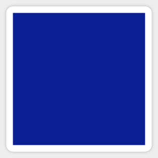 Indigo Blue Solid Color Sticker